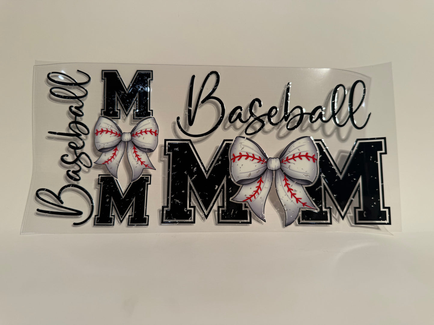 Baseball Bow Mom Wrap