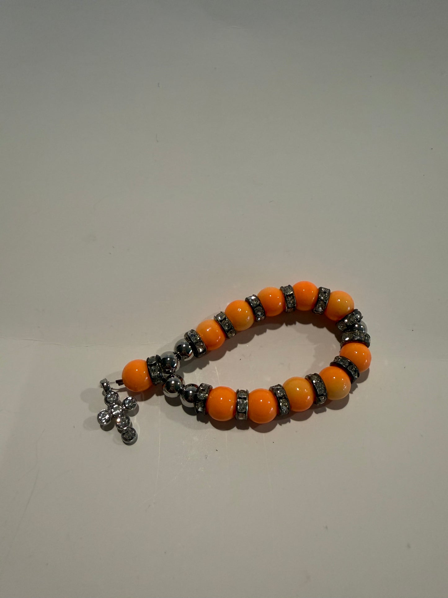 Orange Pocket Rosary
