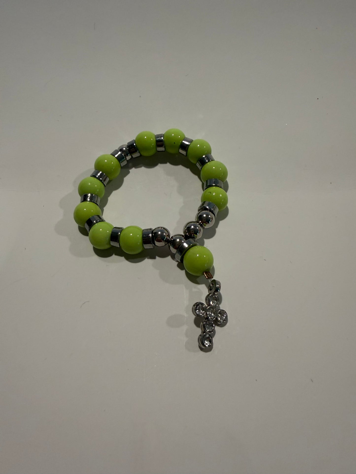 Lime Green Pocket Rosary