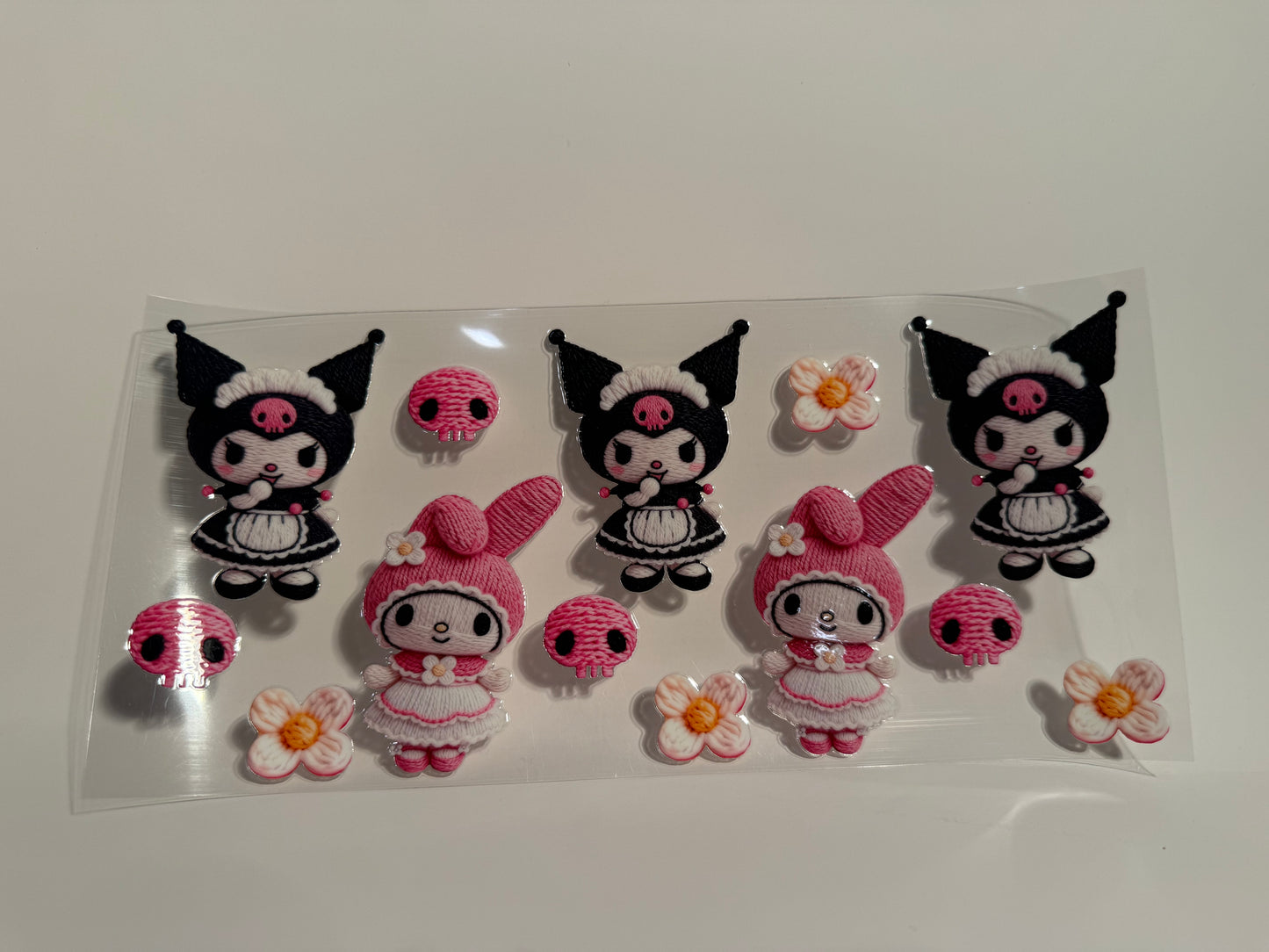 Pink and Black Kuromi Wrap