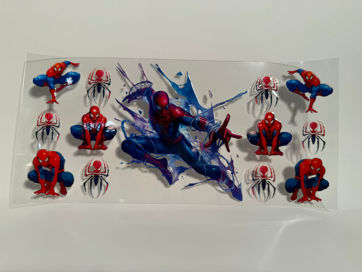 Spider Man Blue Splatter Wrap