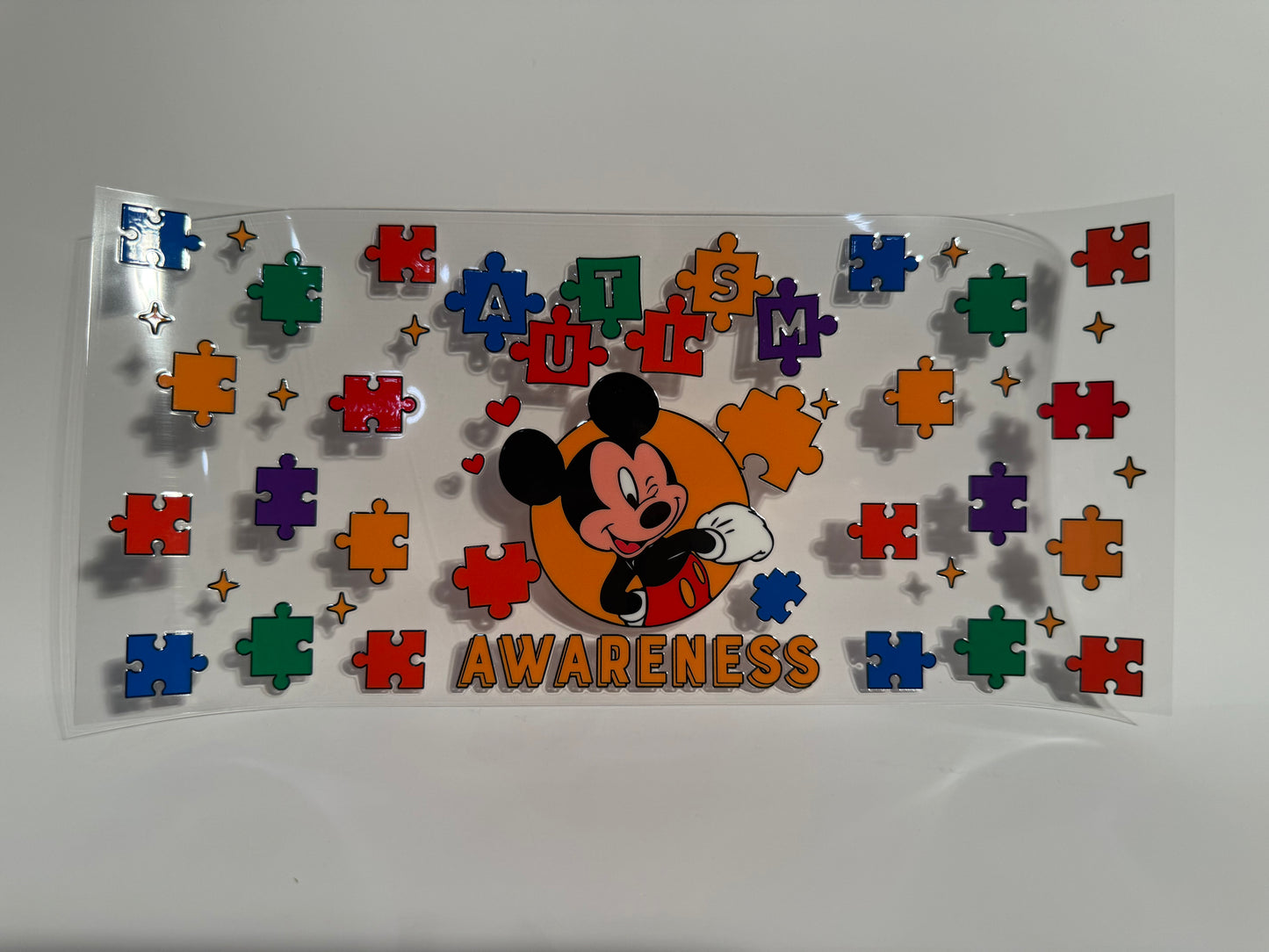 Mickey Mouse Autism Awareness Orange Wrap