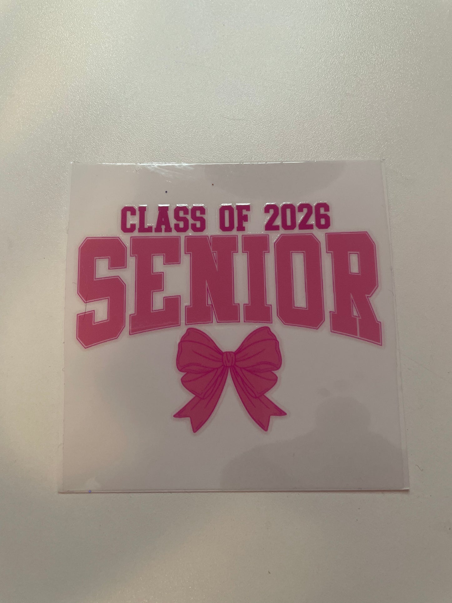 Class of 2026 Pink Senior Mini Wrap