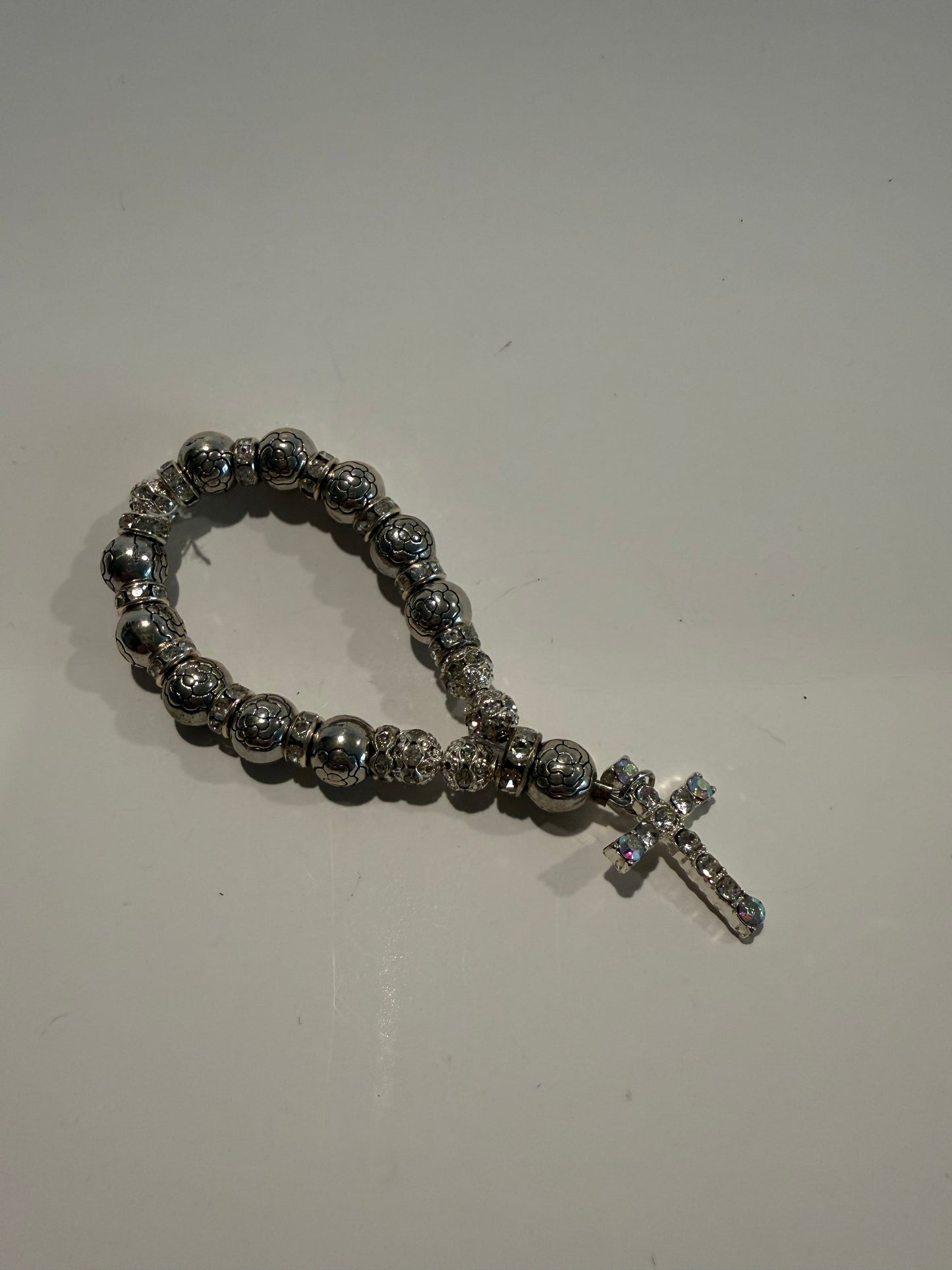 Silver Pocket Rosary