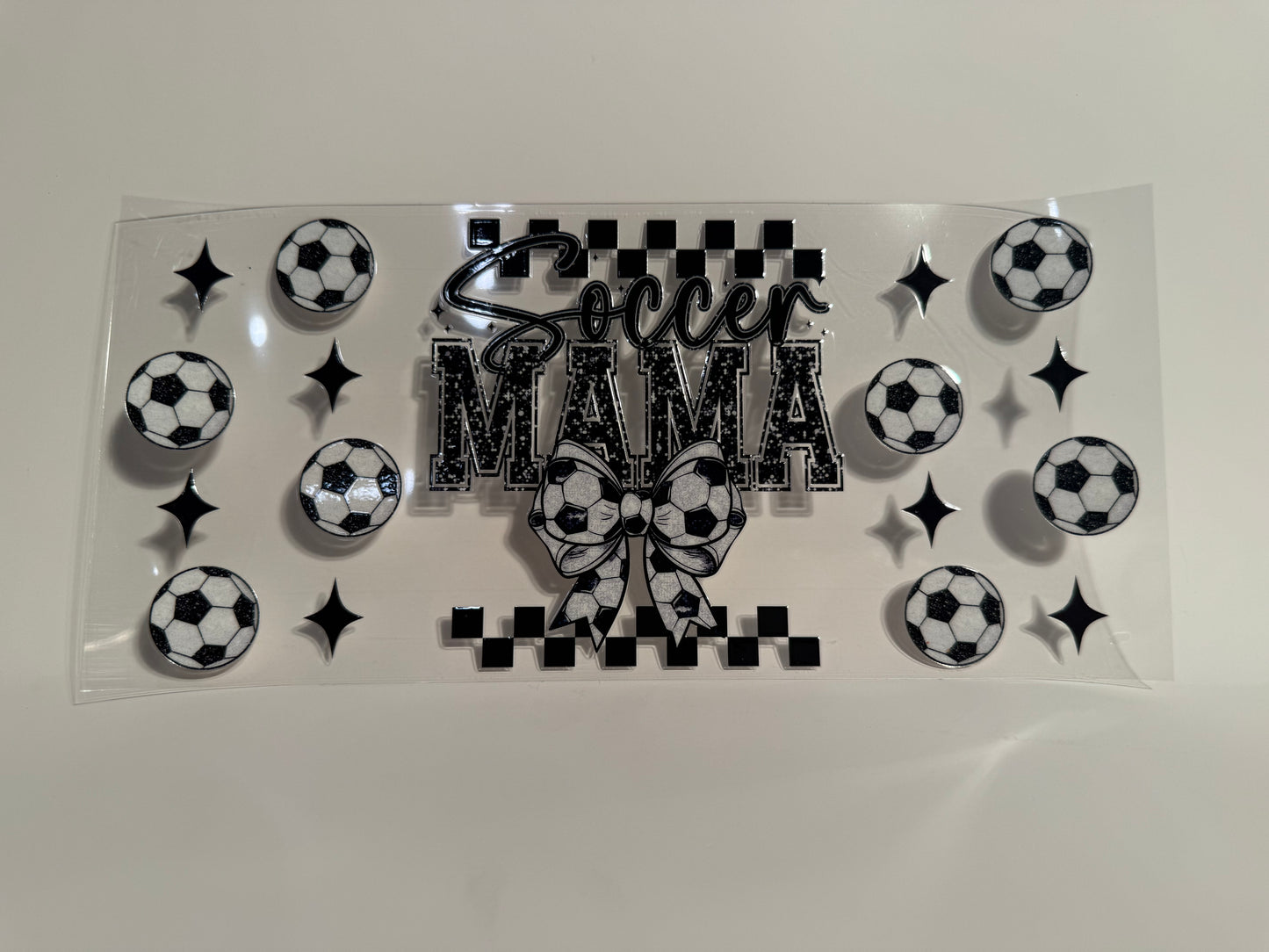 Soccer Bow Mama Wrap