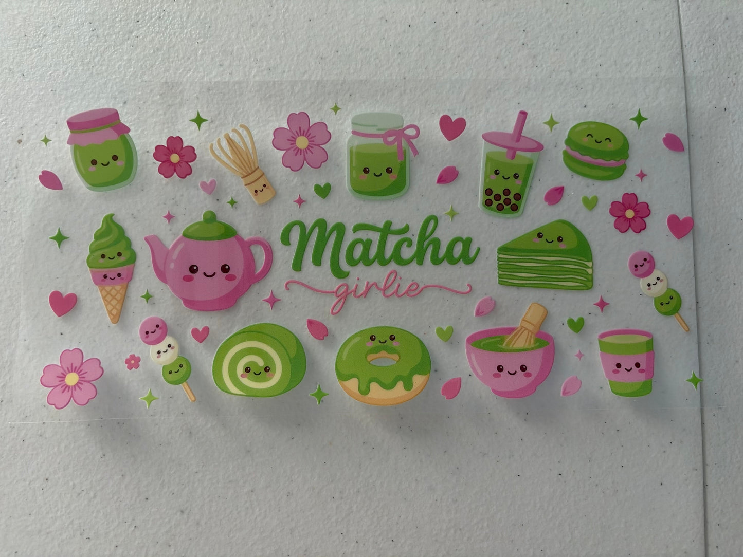 Matcha Girl and Bobba Wrap