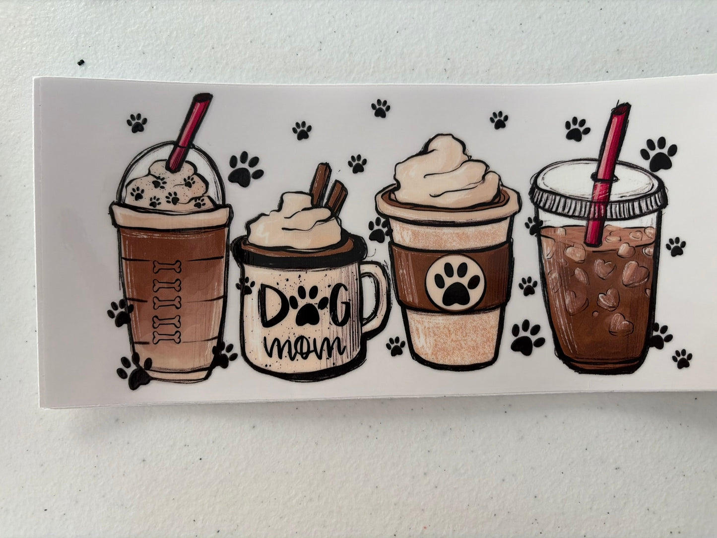 Dog Mom Coffee Wrap