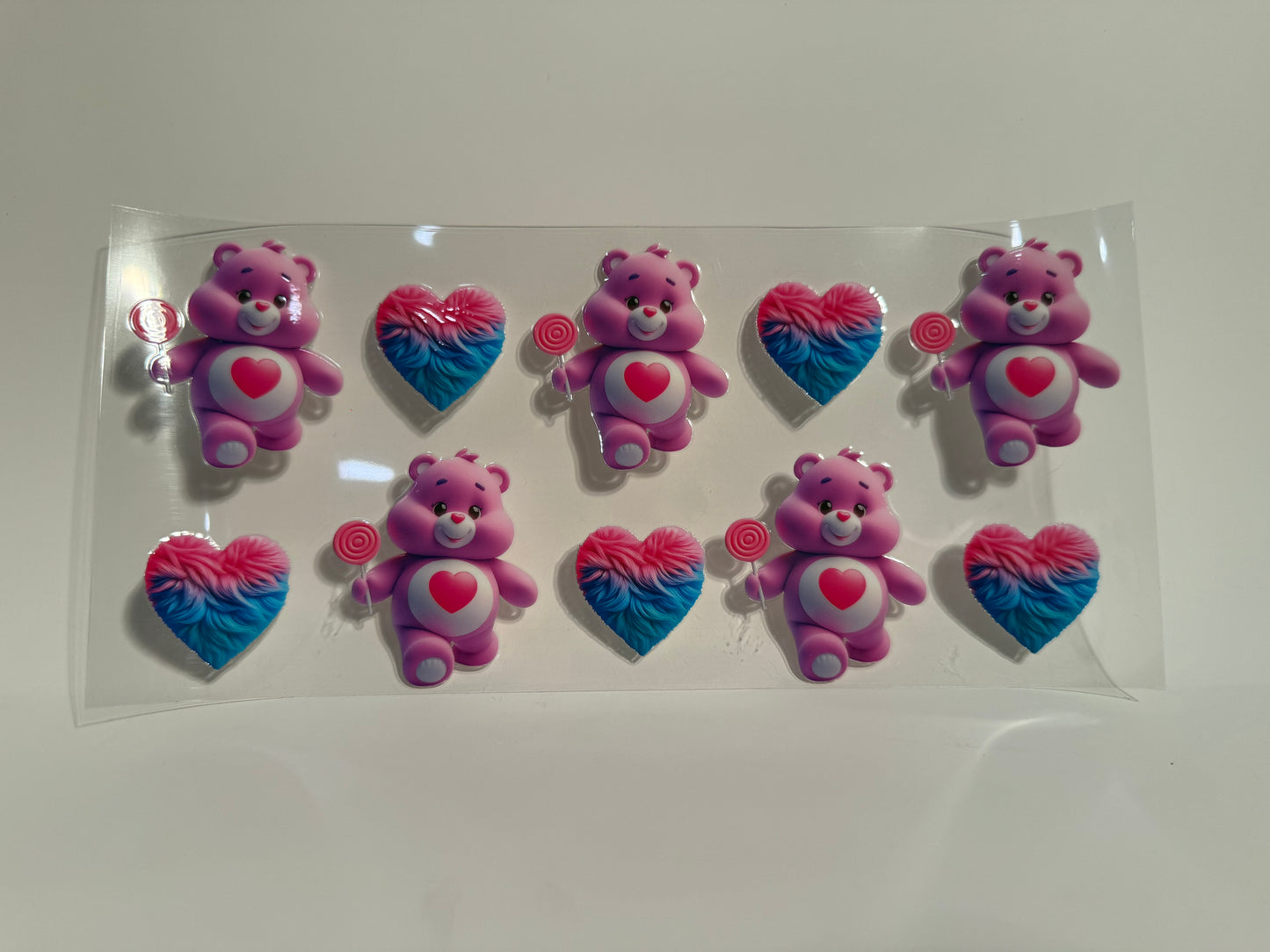 Purple Heart Care Bear Wrap
