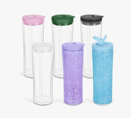 20oz snow globe water bottle leak proof
