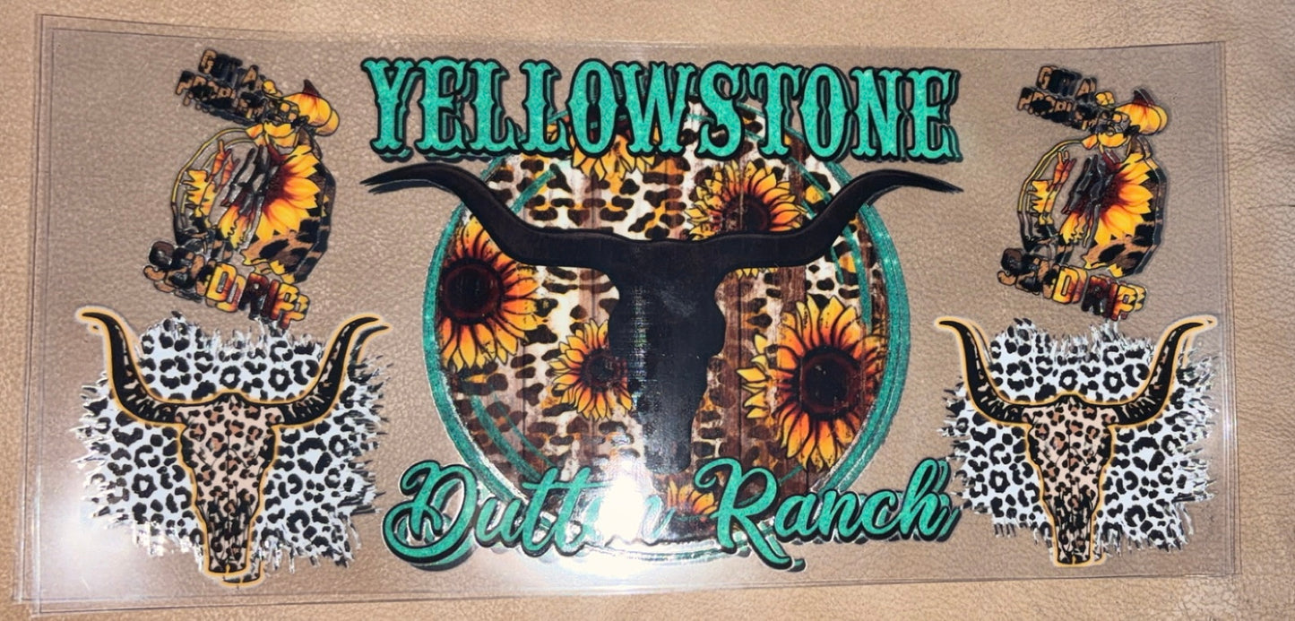 Yellowstone, Dutton Ranch cup wrap 