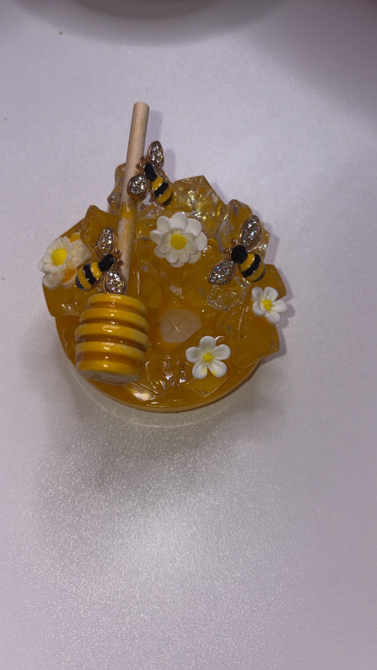 Luxury decorated 16/20oz lid
