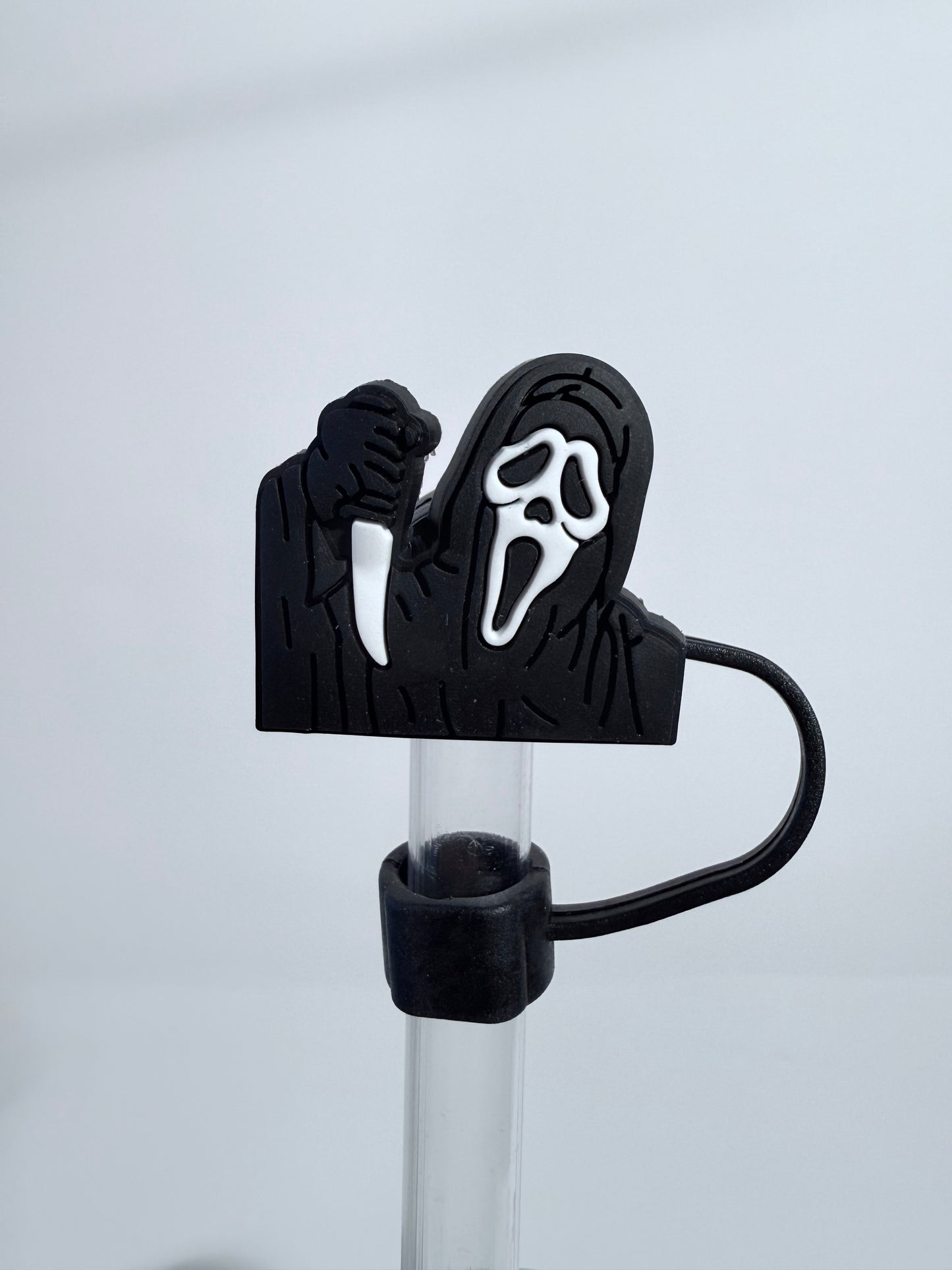 Scream White Knife Straw Topper
