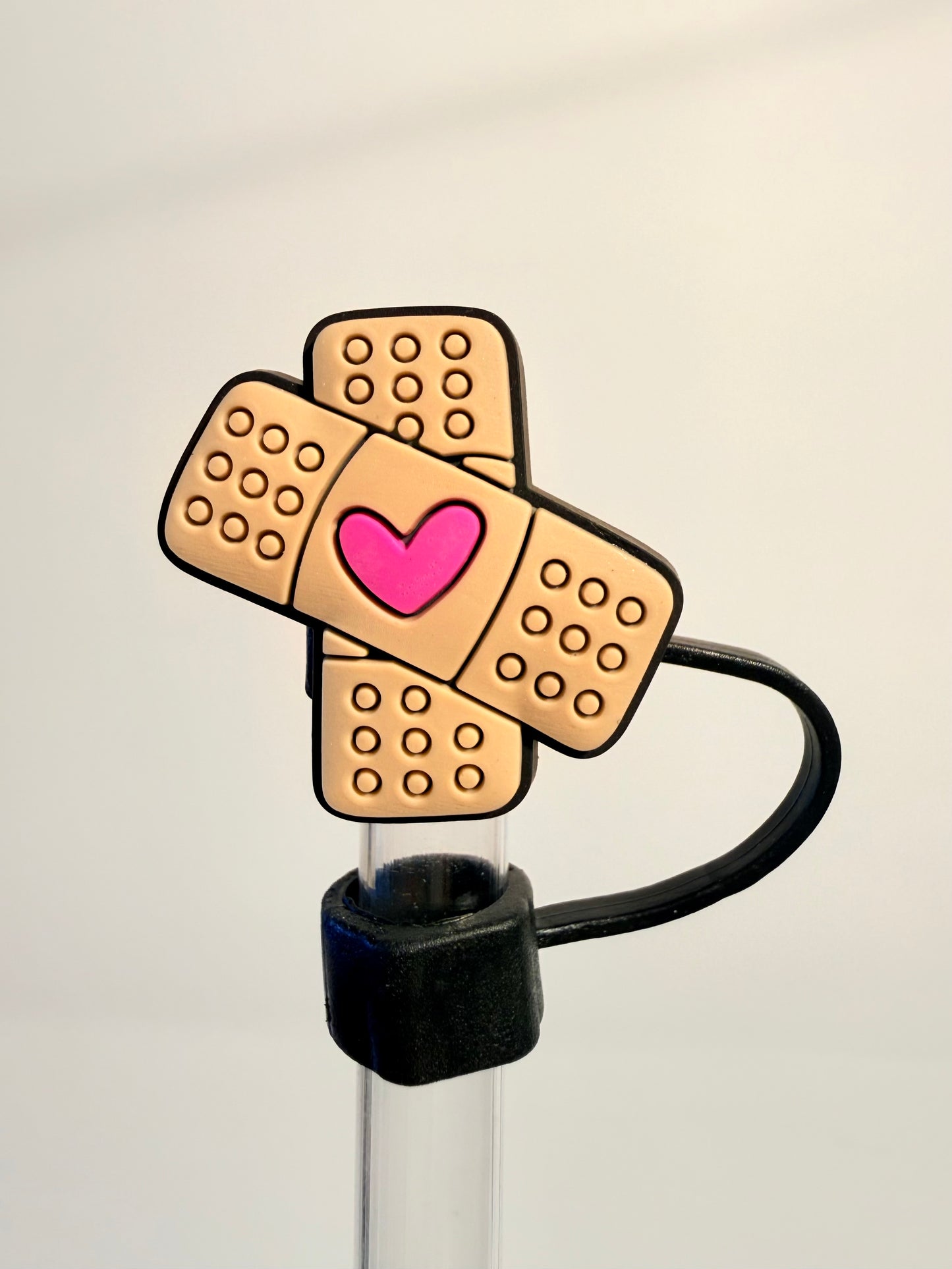 Bandaid Straw Topper
