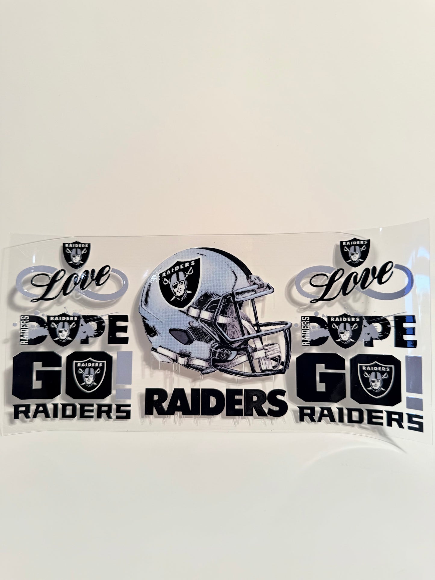 Raiders Helmet Wrap
