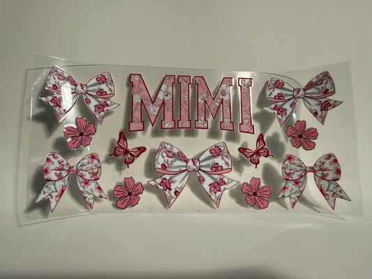Pink and White Mimi Wrap