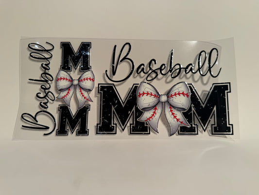 Baseball Bow Mom Wrap