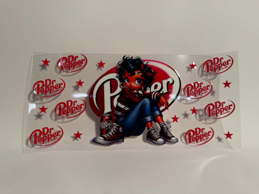 Betty Boop Dr Pepper Wrap