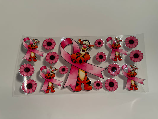Tiger Breast Cancer Awareness Wrap