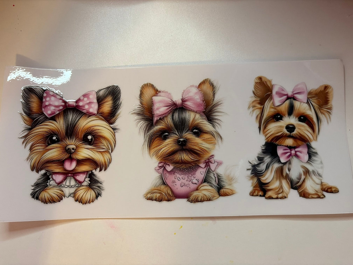 Pink Bow Puppy Wrap
