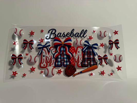 Red, White, and Blue Baseball Mama