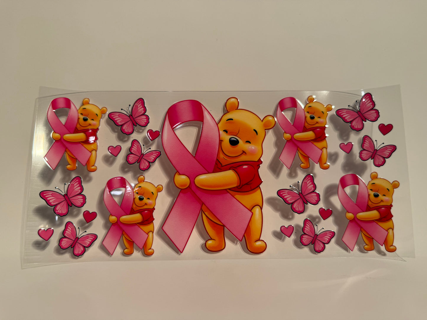 Pooh Breast Cancer Awareness Wrap