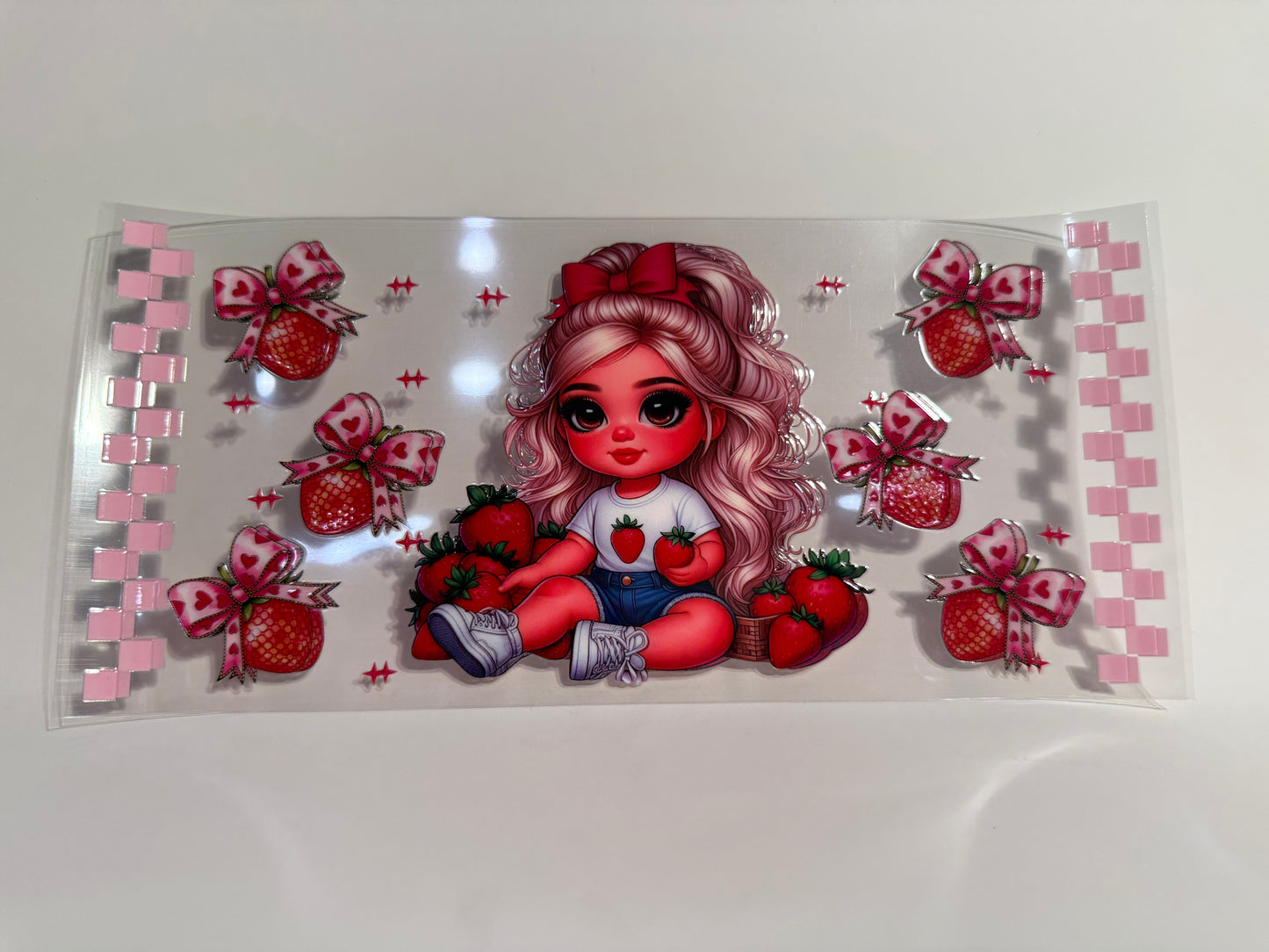 Strawberry Bows Wrap
