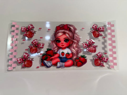 Strawberry Bows Wrap