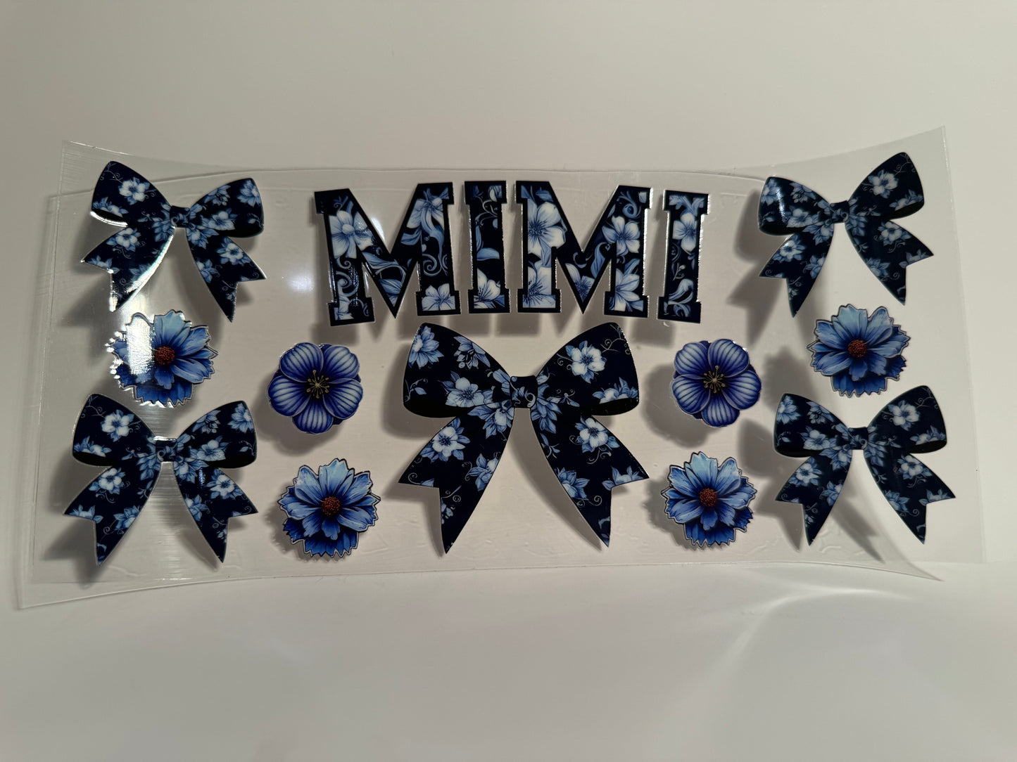Blue Bow Mimi Wrap