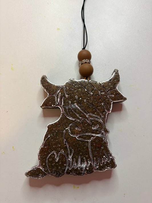 Highland Cow Car Freshie