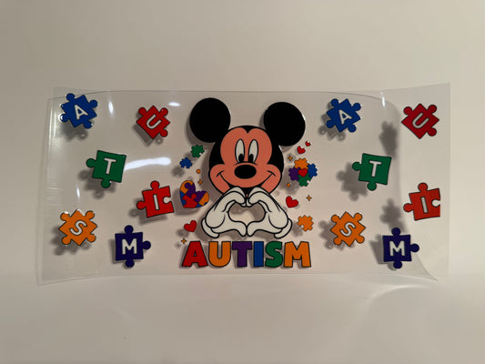 Mickey Mouse Heart Autism Wrap
