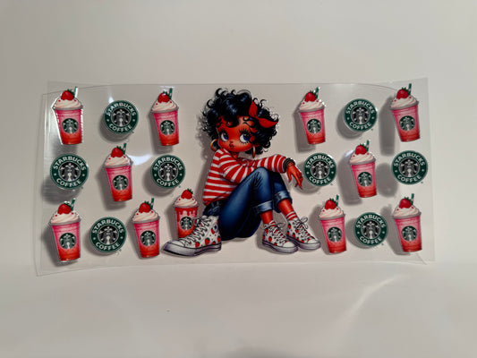 Betty Boop Starbucks Wrap