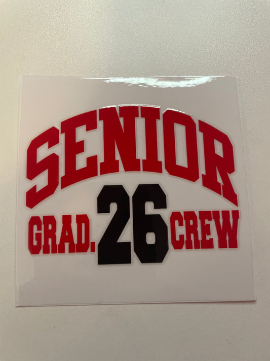 Senior Grad Crew Mini Wrap