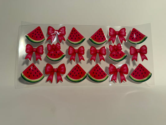 Watermelon and Bows Wrap