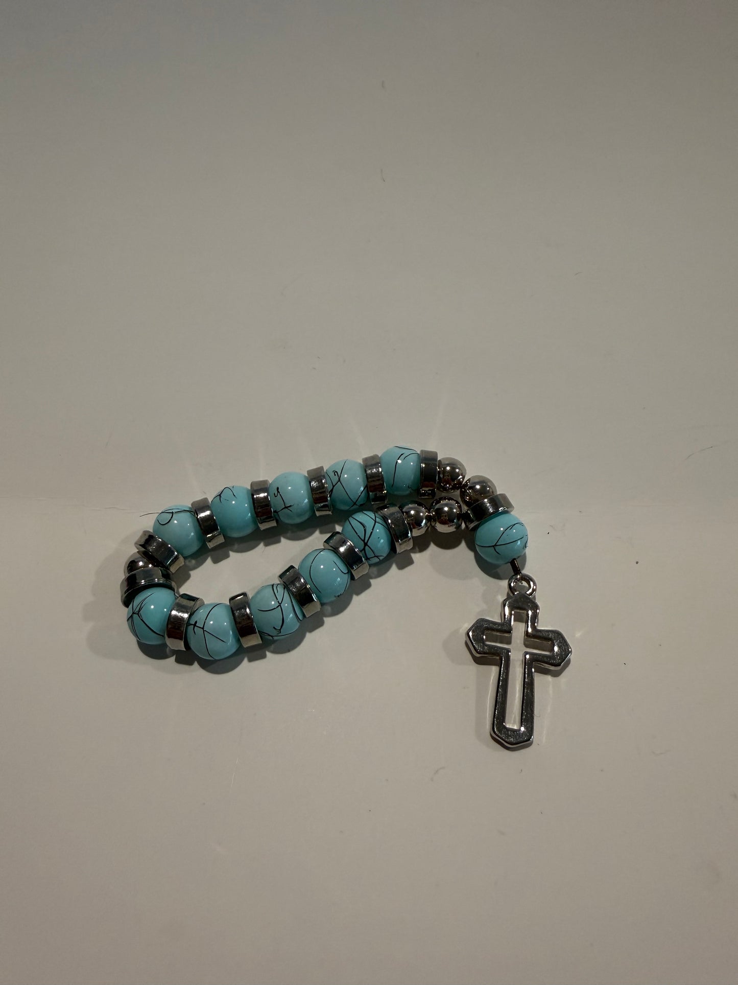 Teal Pocket Rosary