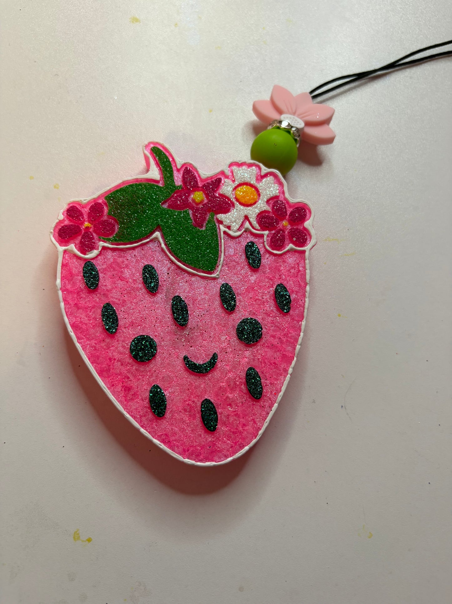 Strawberry Car Freshie