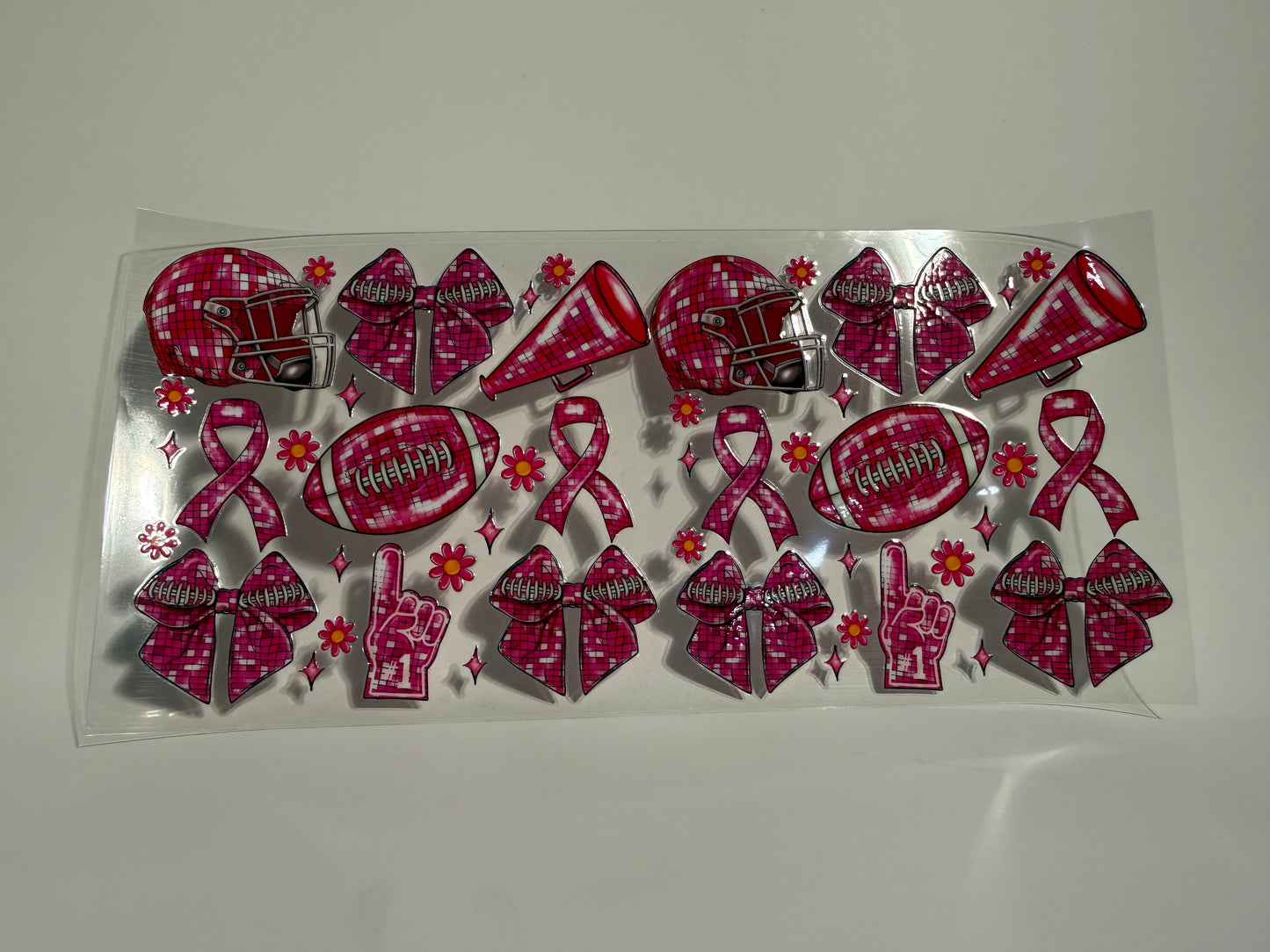 Breast Cancer Awareness Football Wrap