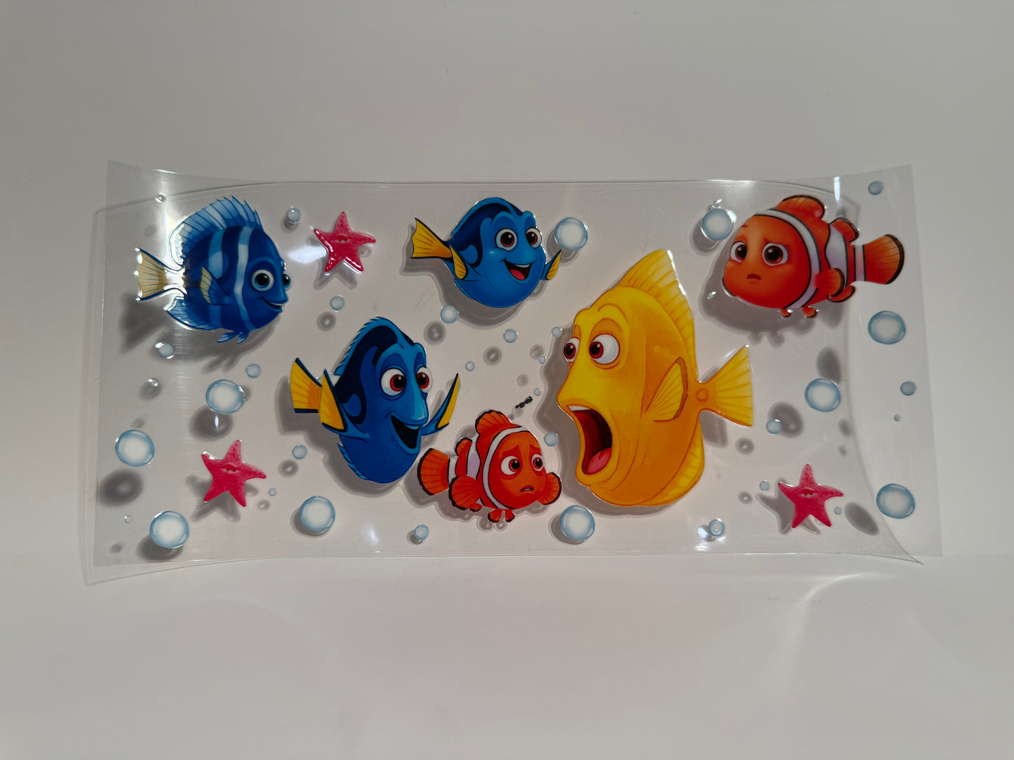 Finding Nemo Bubbles Yellow Fish Wrap