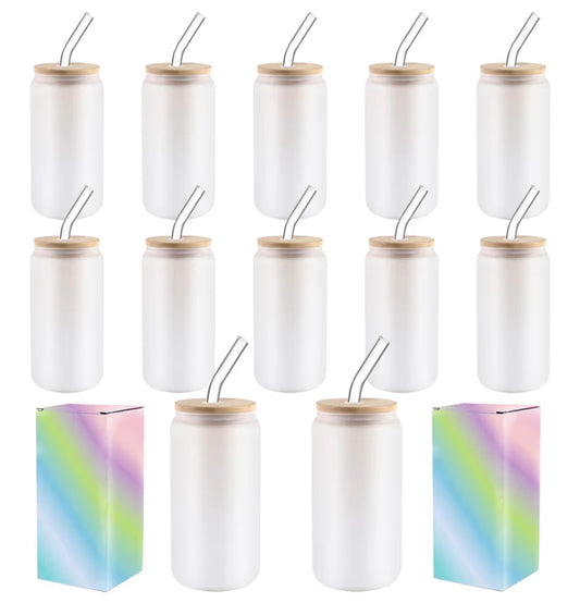 Personalized frosted 16 oz tumbler