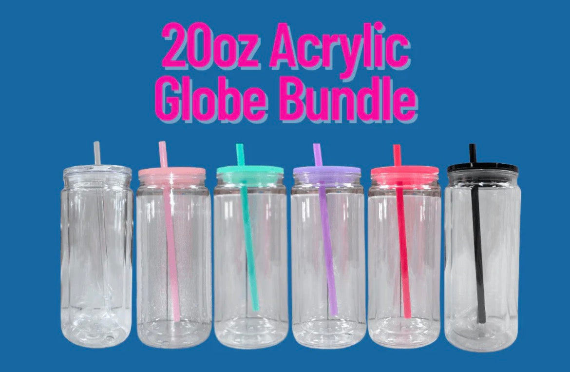 20oz snow globe tumbler