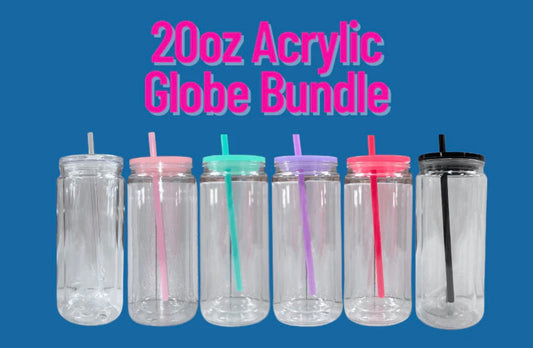 20oz snow globe tumbler