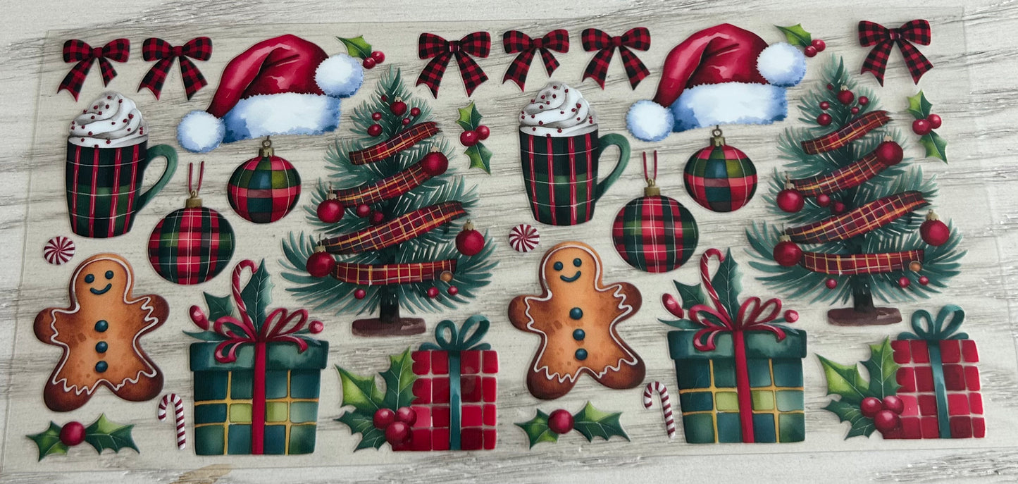 Christmas cup wrap