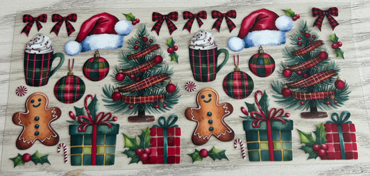 Christmas cup wrap