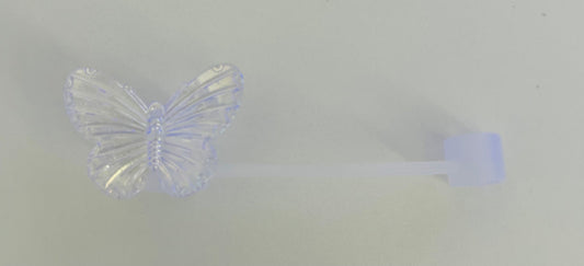 Clear, iridescent, butterfly star topper