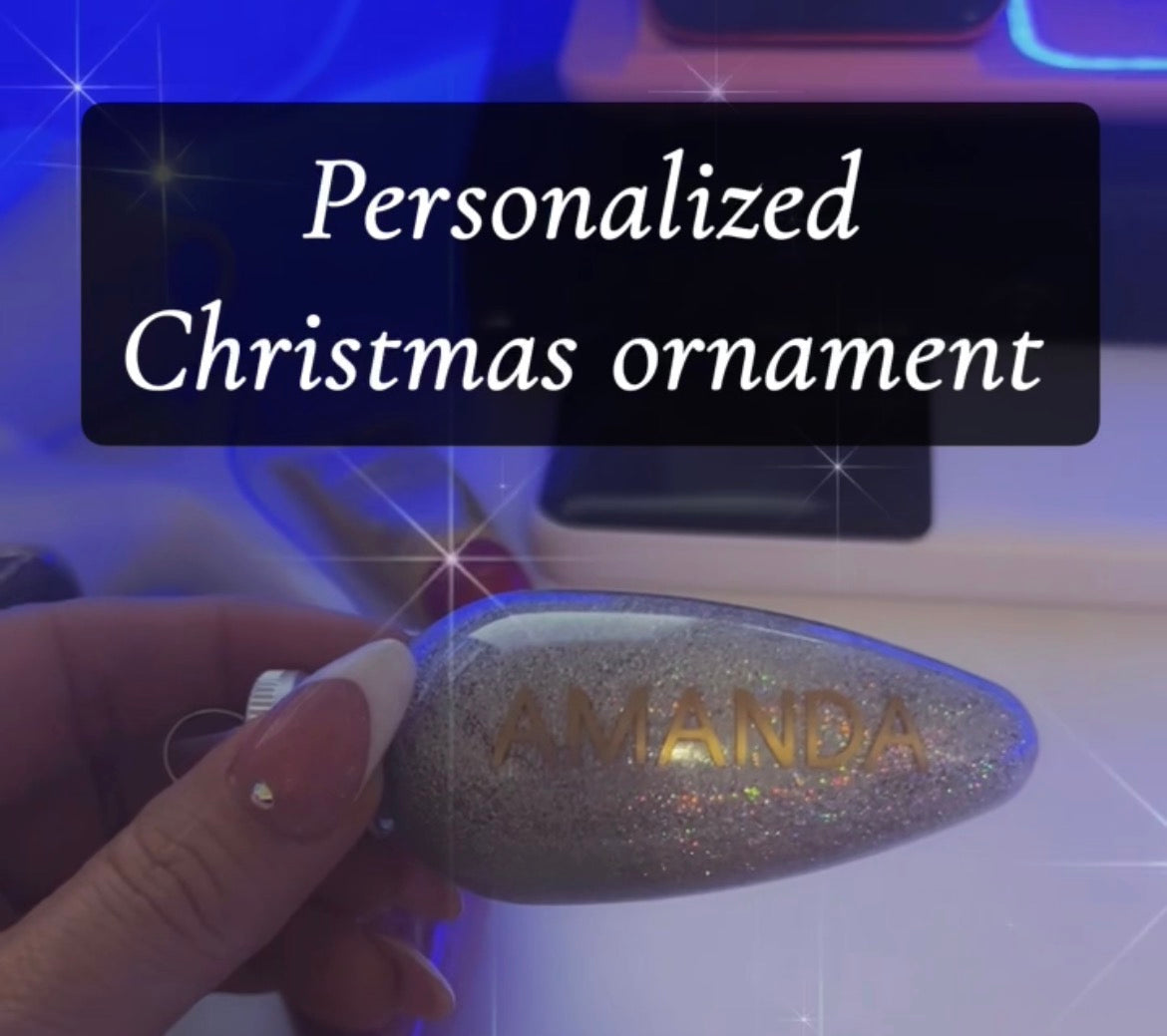 Personalized Christmas ornaments