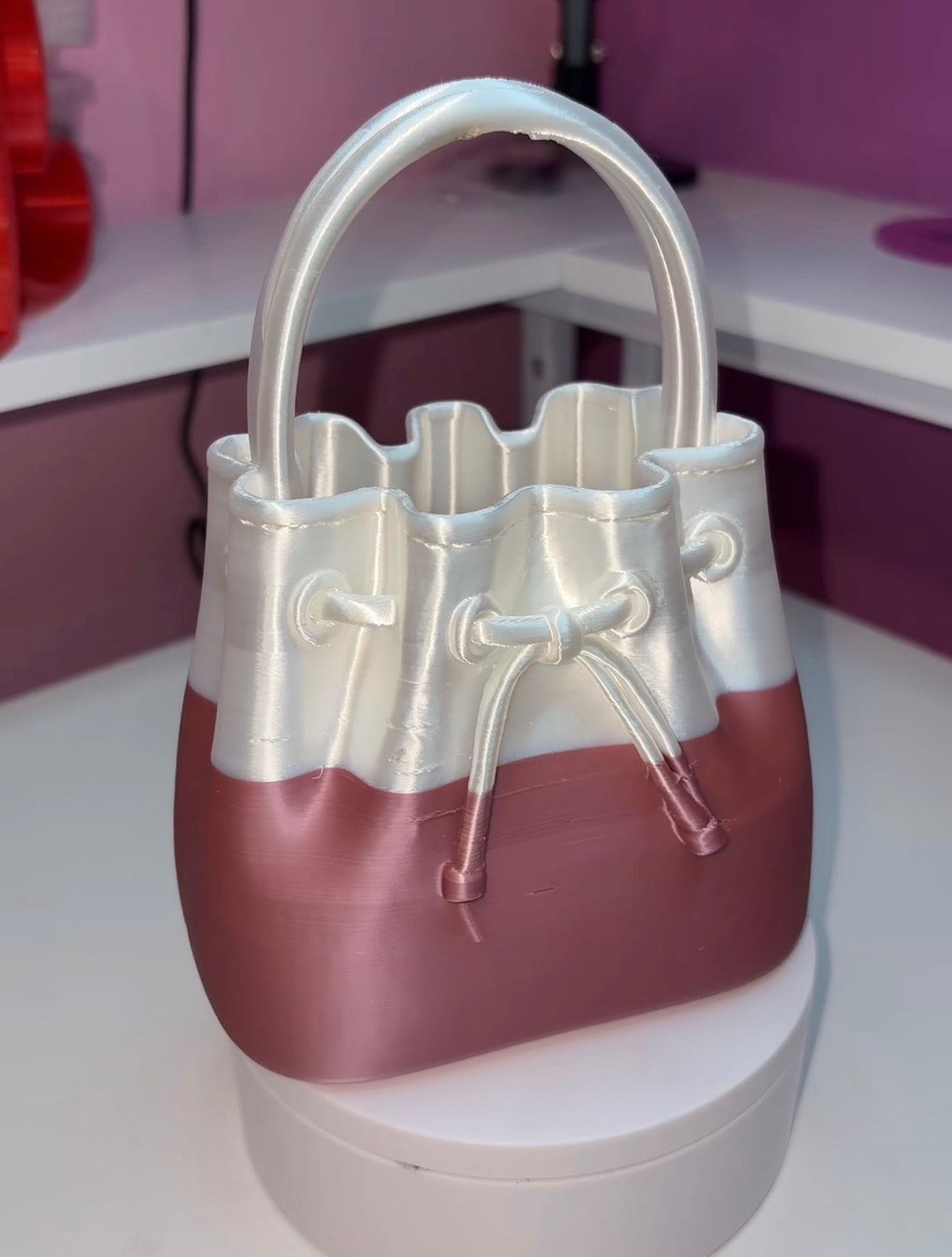 3d printed Bucket purse pen holder
