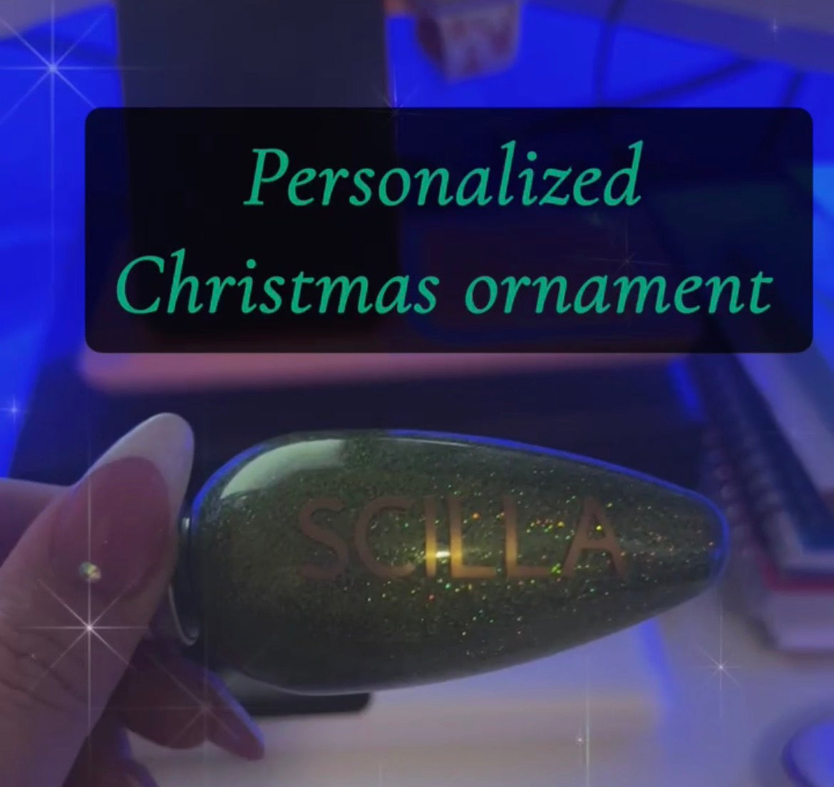 Personalized Christmas ornaments