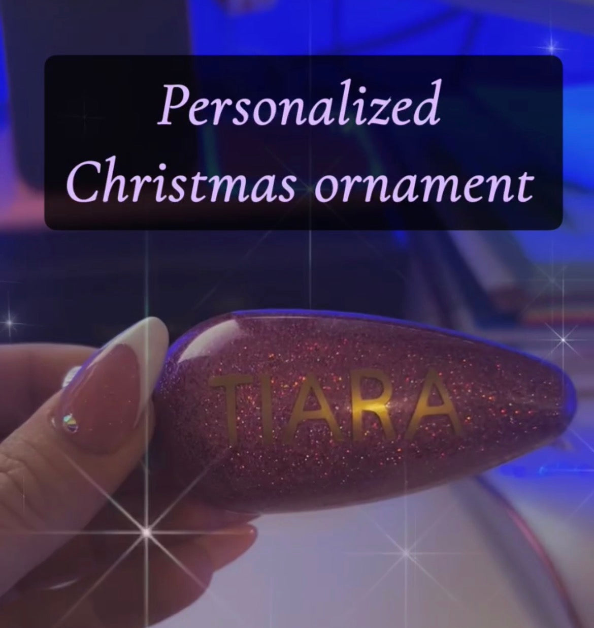 Personalized Christmas ornaments