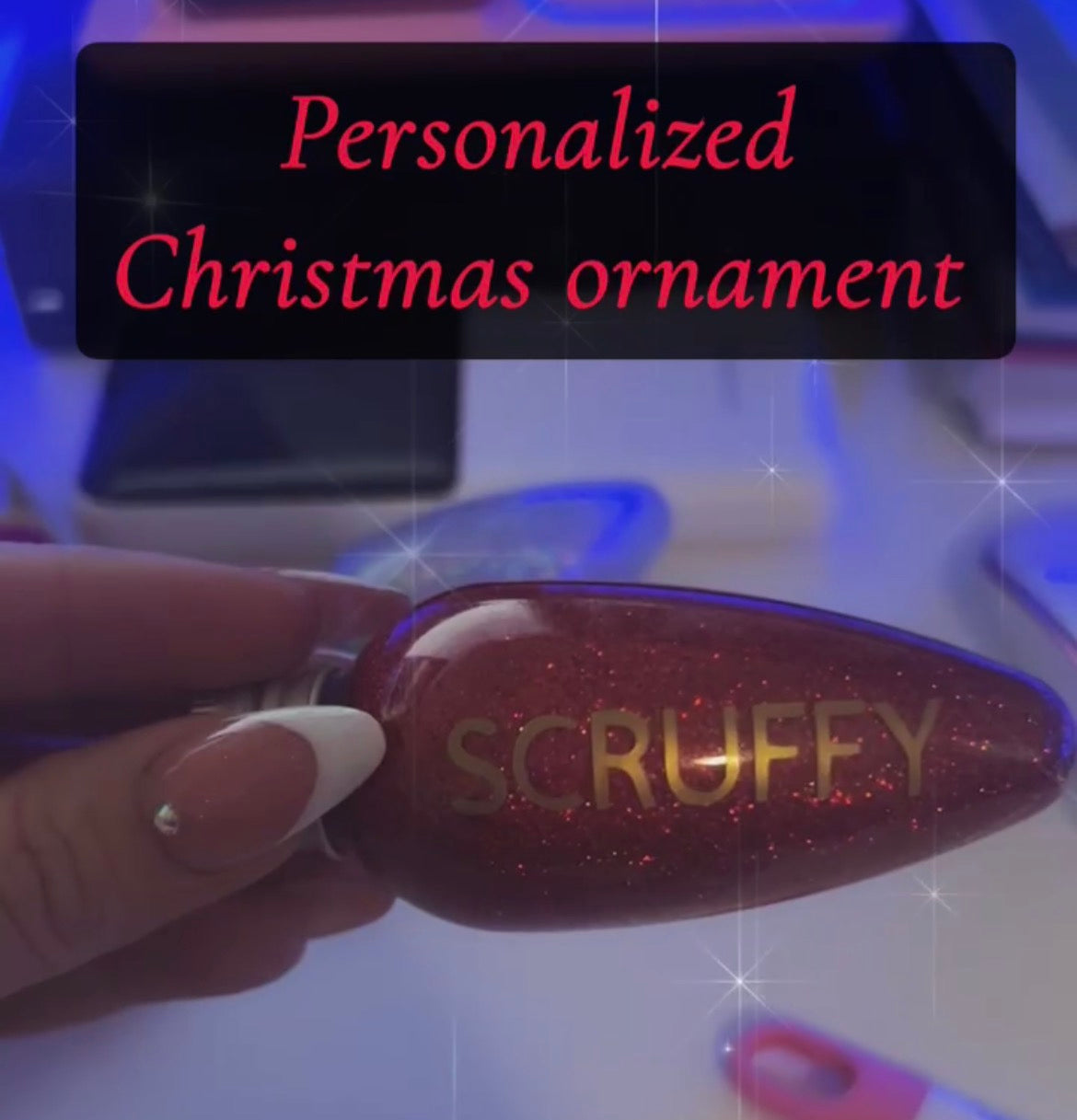 Personalized Christmas ornaments