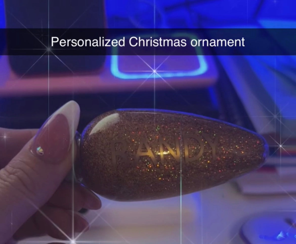 Personalized Christmas ornaments