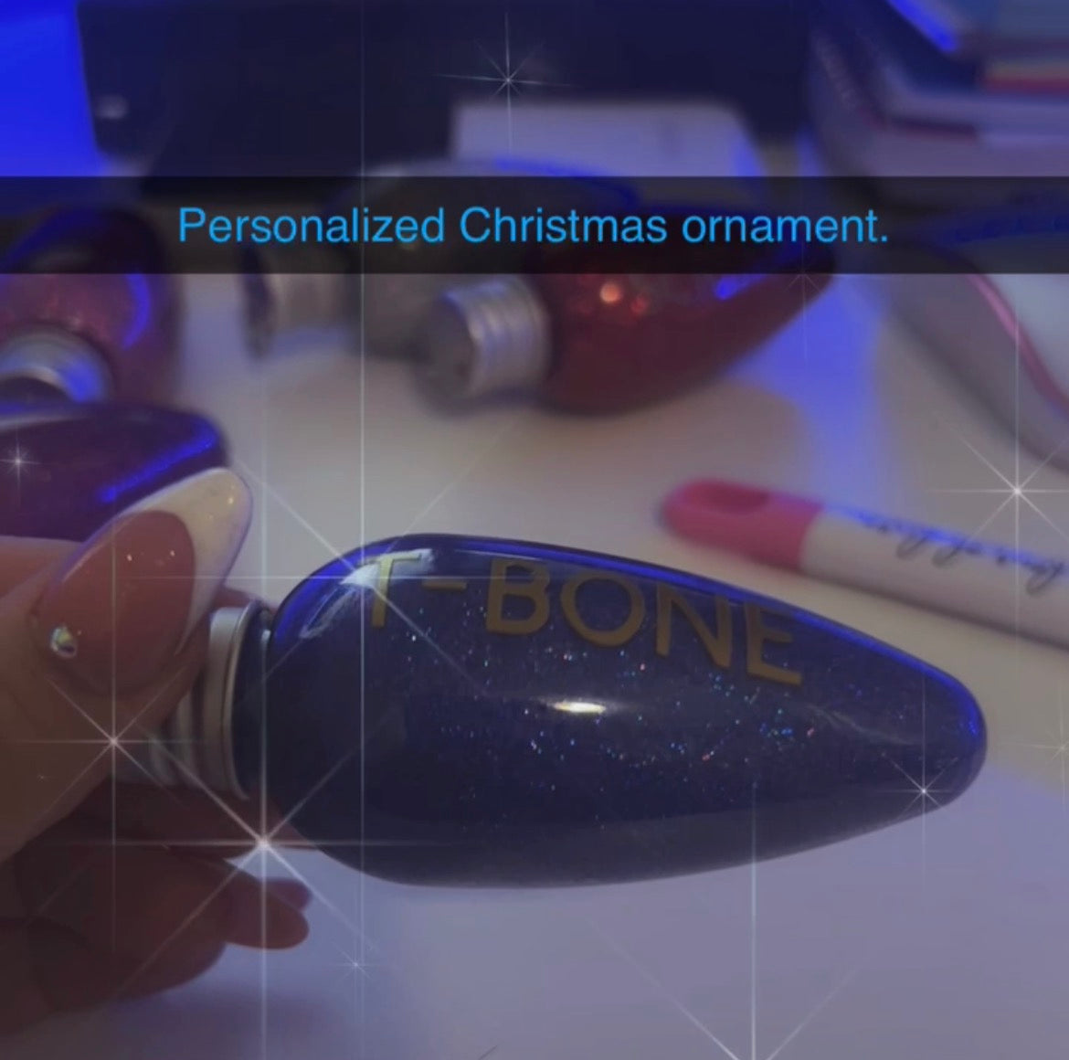 Personalized Christmas ornaments